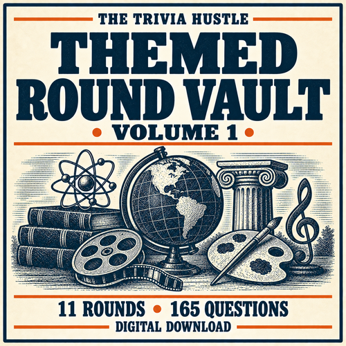 The Trivia Hustle Themed Round Vault - Volume 1 — 11 ROUNDS • 165 QUESTIONS