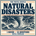 The Trivia Hustle Archive Round: Natural Disasters — matching illustrated cover