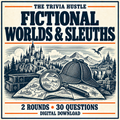 The Trivia Hustle Archive Two-Round Pack: Fictional Worlds & Sleuths — matching illustrated cover